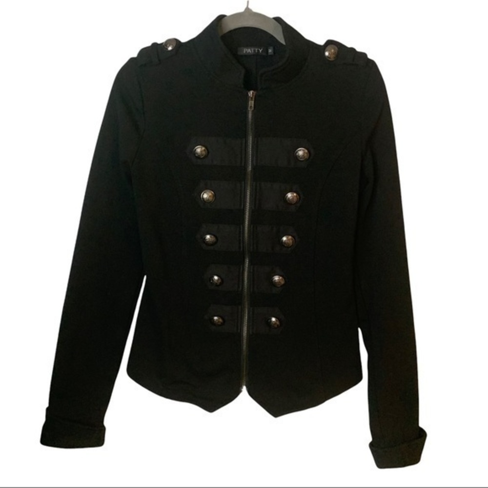 Patty Military Sweater Jacket Size Medium